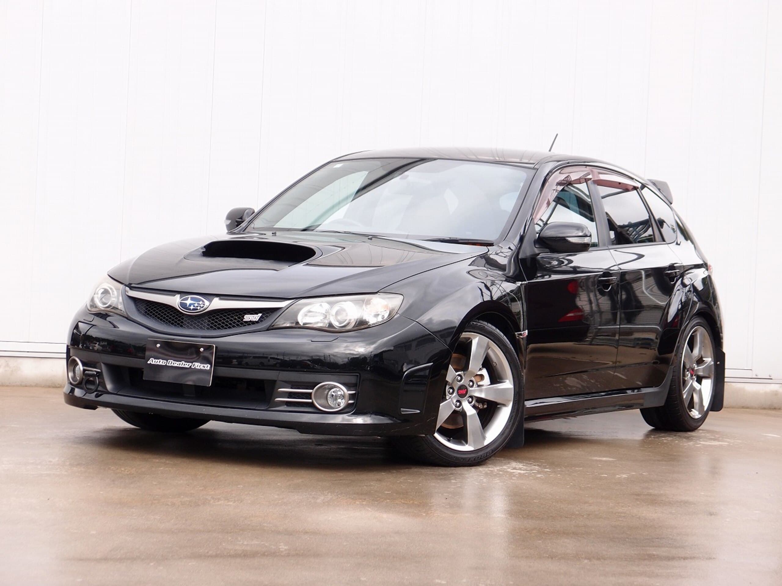 インプレッサハッチバックSTI 2.5 WRX Aライン 4WD 整備記録簿15枚 カロッツエリアHDD地デジナビ HKS車高調 HKSマフラー バックカメラ タイミングベルト交換済 ETC HID STI18AW タイヤ溝7分山 スマートキー STIシート 取説 整備手帳 パワーシート